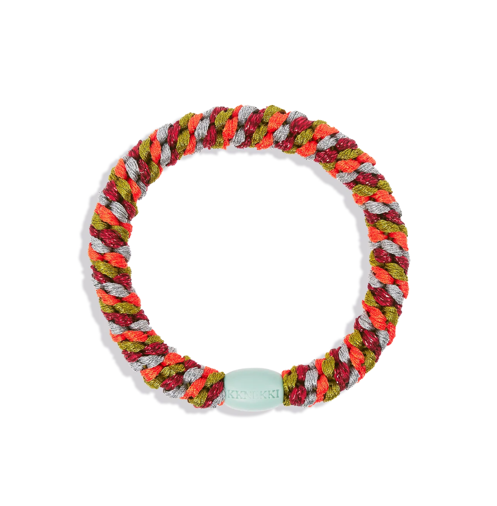 Bracelet/élastique Kknekki mix tomato olive