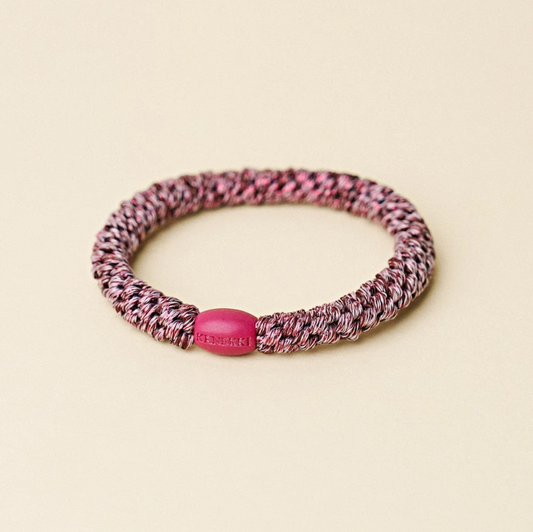 Kknekki Velvet Stripe Orange Bracelet/Elastic