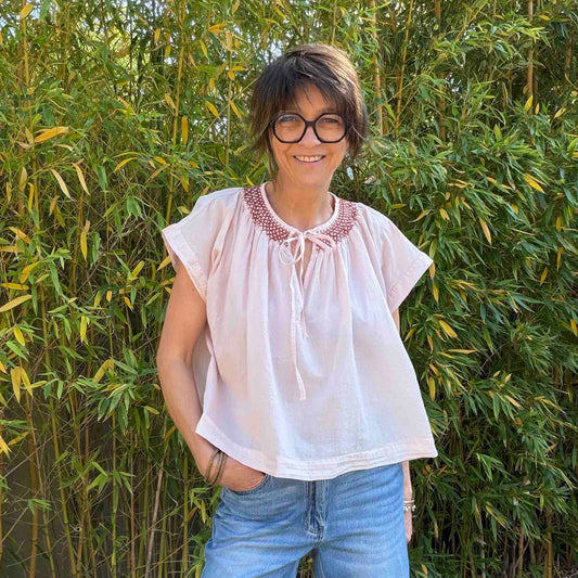 Blouse Léa - blush