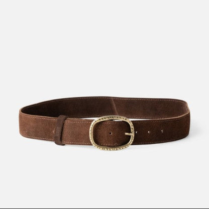 Ceinture en cuir BIBA Linwood brun foncé