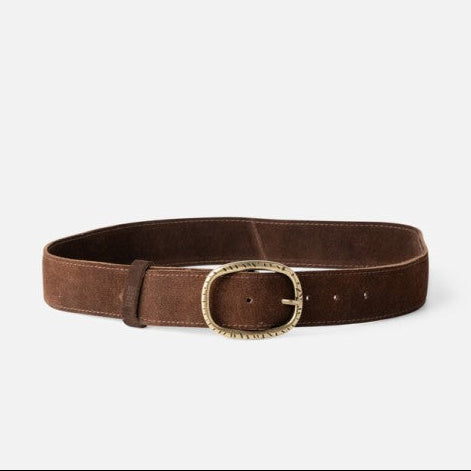 Ceinture en cuir BIBA Linwood brun foncé