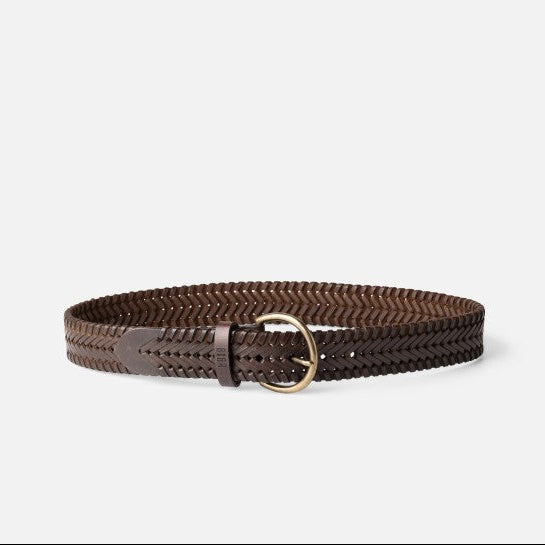BIBA Sabine dark brown leather belt
