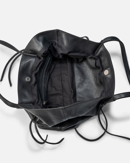 Sac bandoulière en cuir BIBA Brumley black
