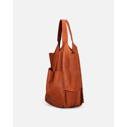 BIBA Homer tan leather crossbody bag