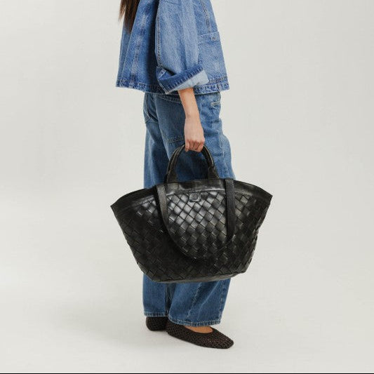 Sac bandoulière en cuir BIBA Lewisburg noir
