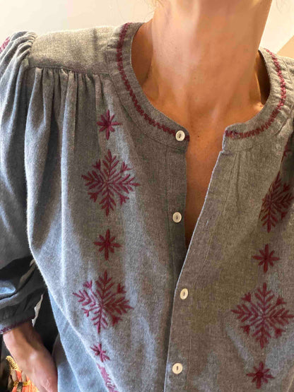 Chemise Lennon gris - The Good Family