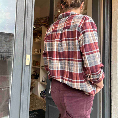 Chemise à grands carreaux Linda