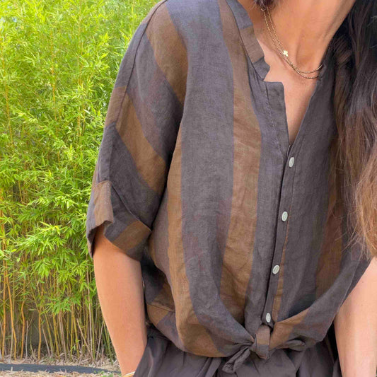 Chemise Lou chocolat - Margot Paris