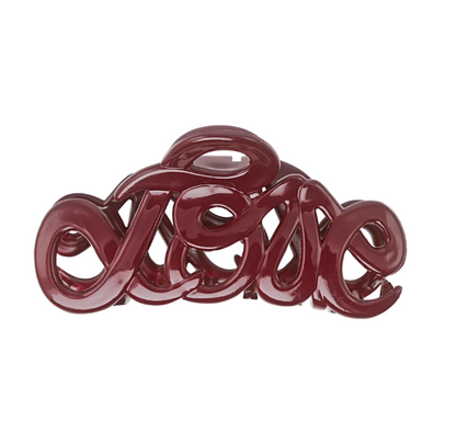 Pince love claw 8cm bordeaux