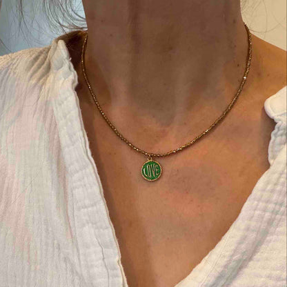 Collier Amulette Love - Le Monde est Stone