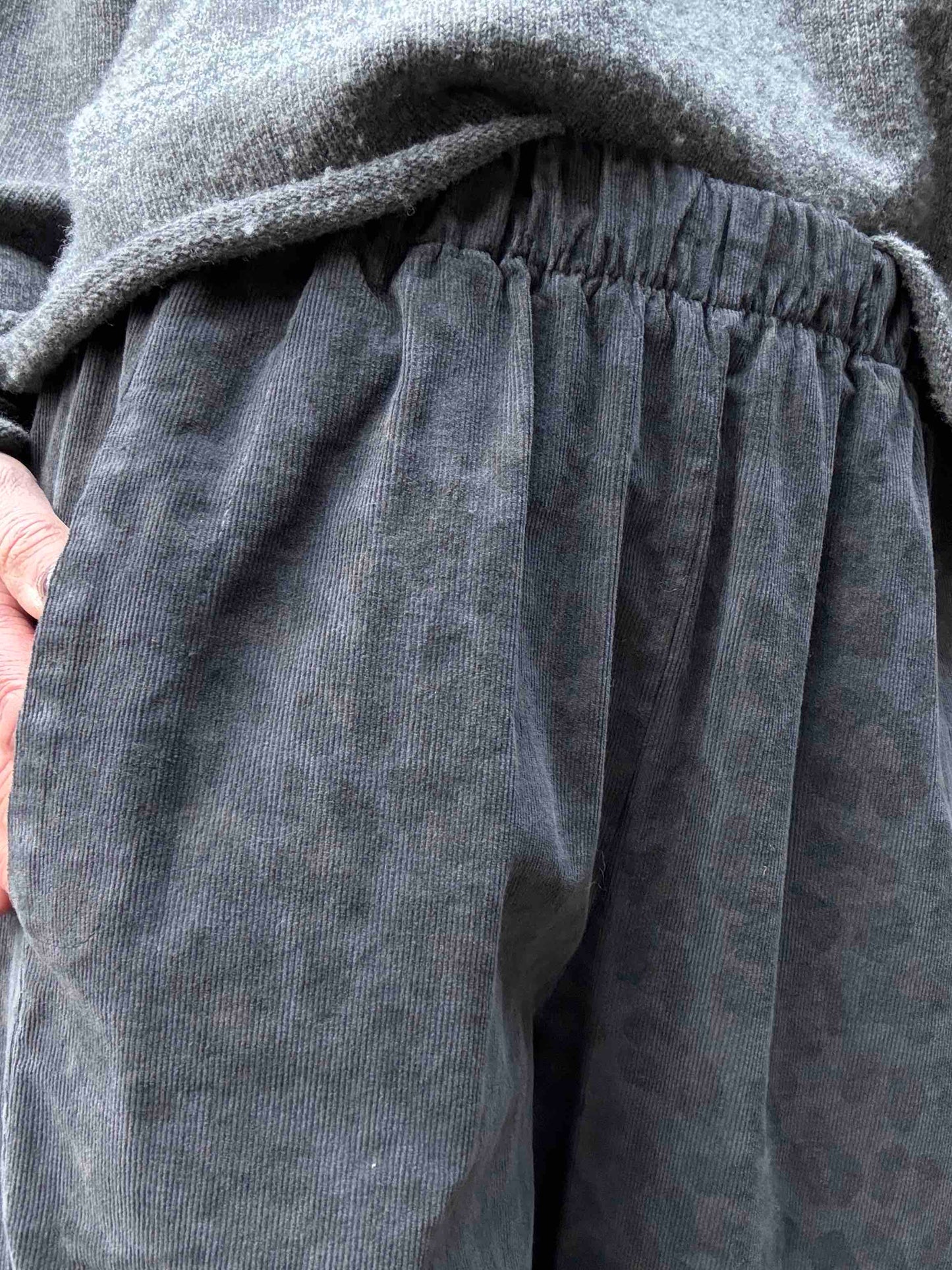 Pantalon Magic en velours Léo - chocolat ou gris