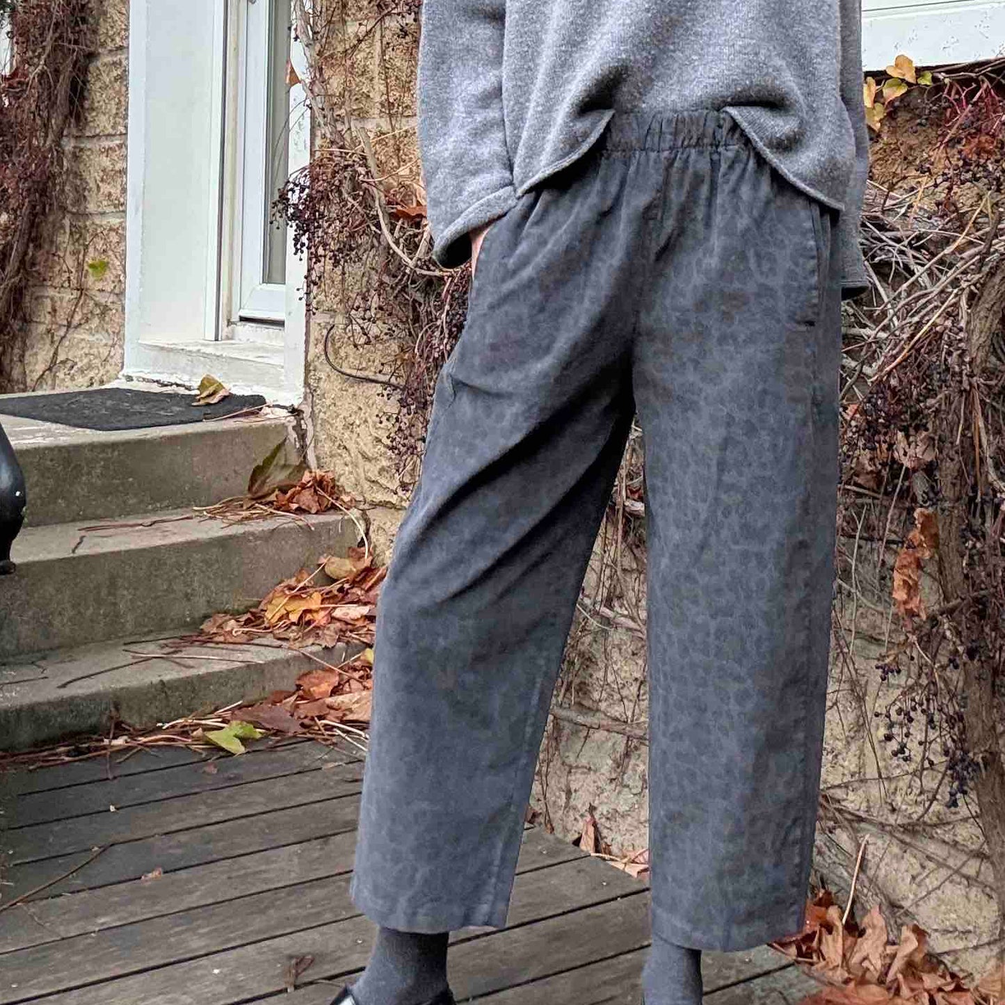 Pantalon Magic en velours Léo - chocolat ou gris