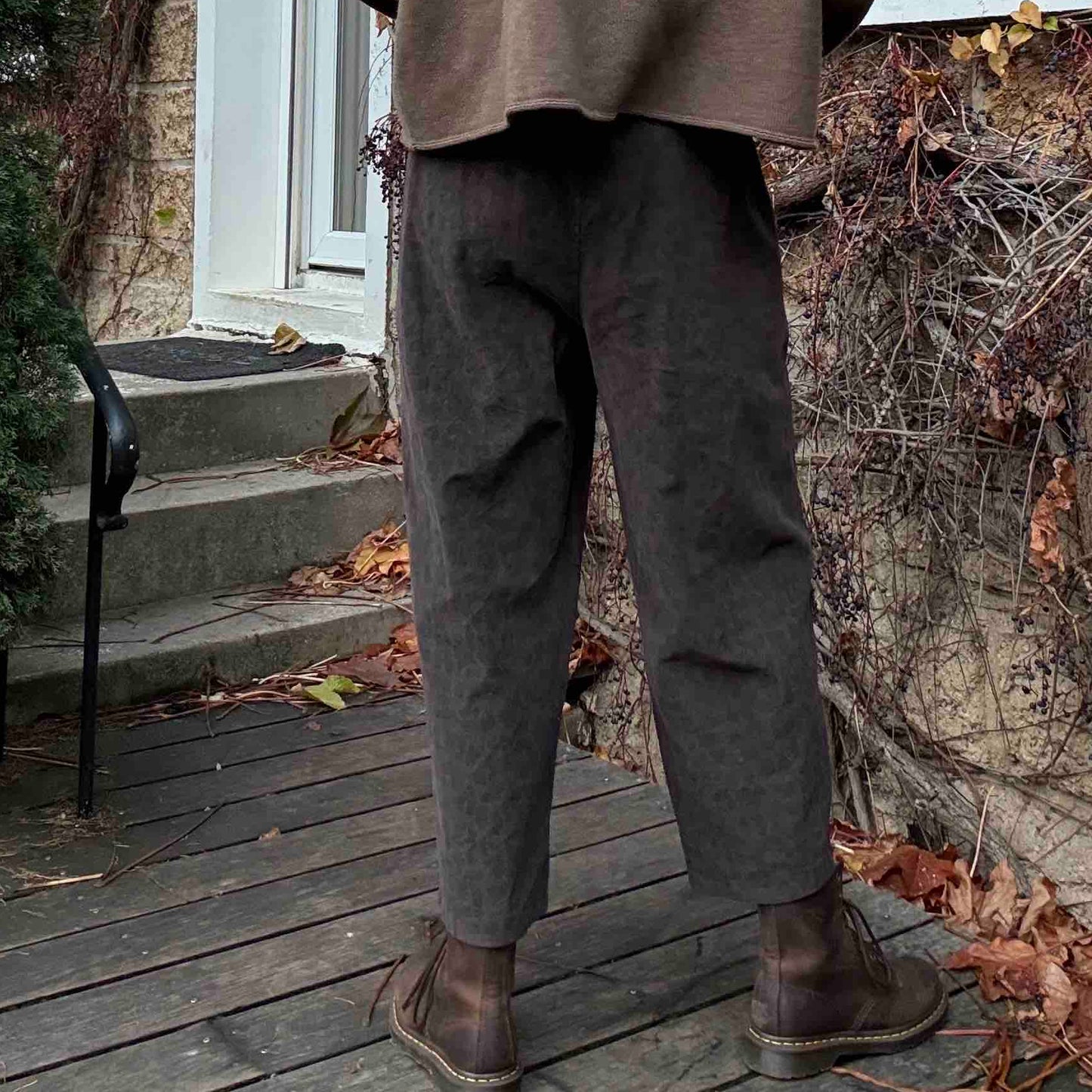 Pantalon Magic en velours Léo - chocolat ou gris