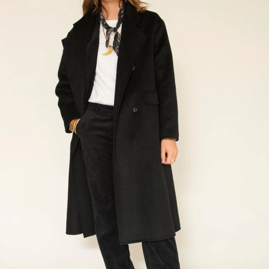 Manteau long Mexi black