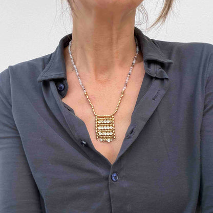 Collier Miror strass - Kharmari