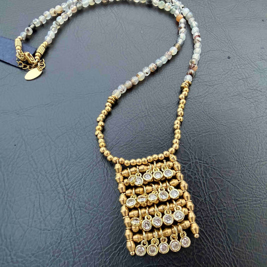 Collier Miror strass - Kharmari