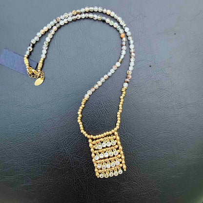 Collier Miror strass - Kharmari