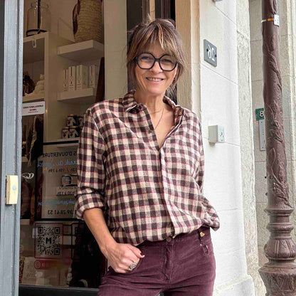 Chemise à carreaux Morgane