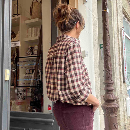 Chemise à carreaux Morgane