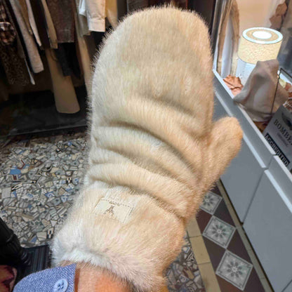 Moufles en fausse fourrure St Moritz