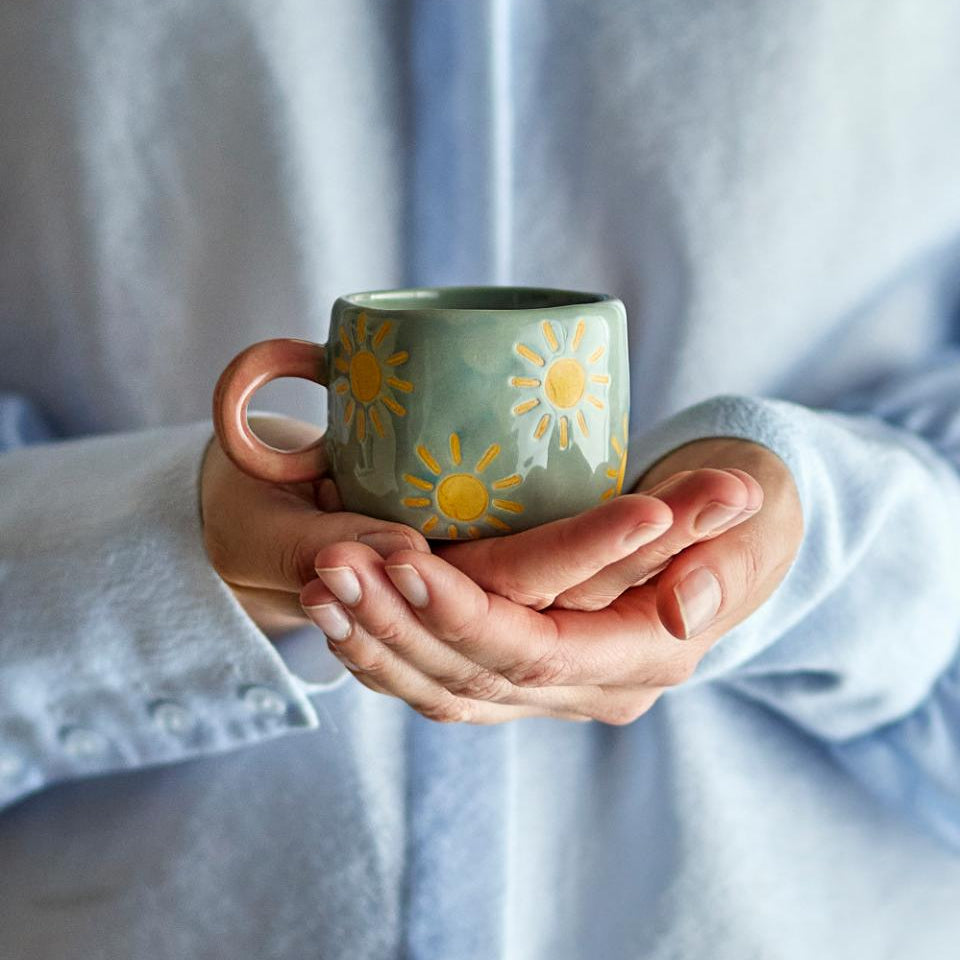 Tasse Nini bleu en grès