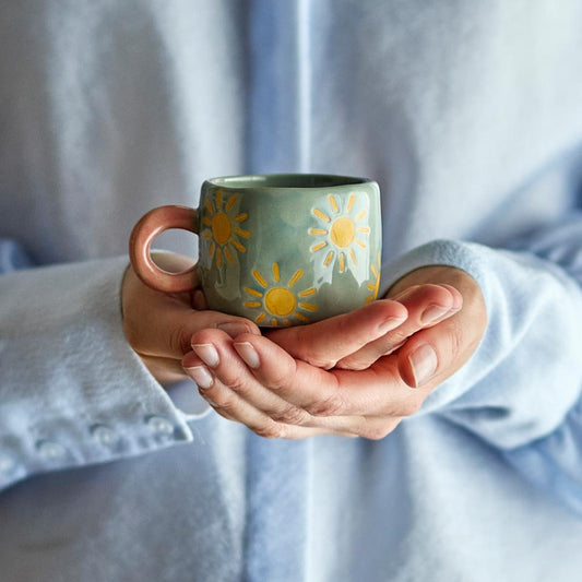 Tasse Nini bleu en grès