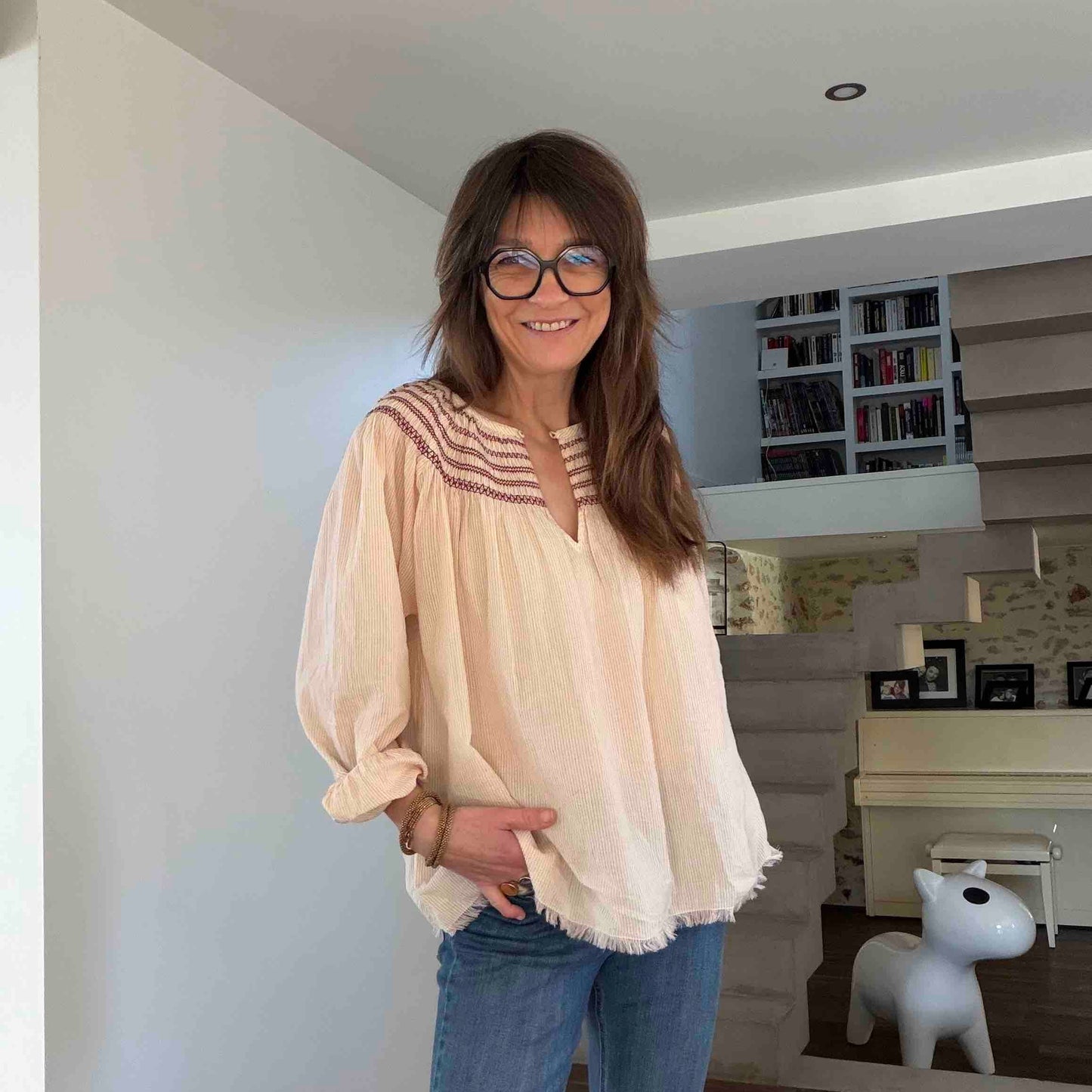 Blouse Orlina cream - Hod Paris