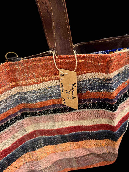 Grand sac bohème berbère vintage : Margarita n°8