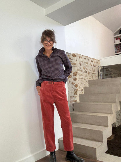 Pantalon carotte Ariety brick