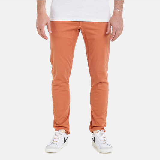 Pantalon dening chino melon - Pullin