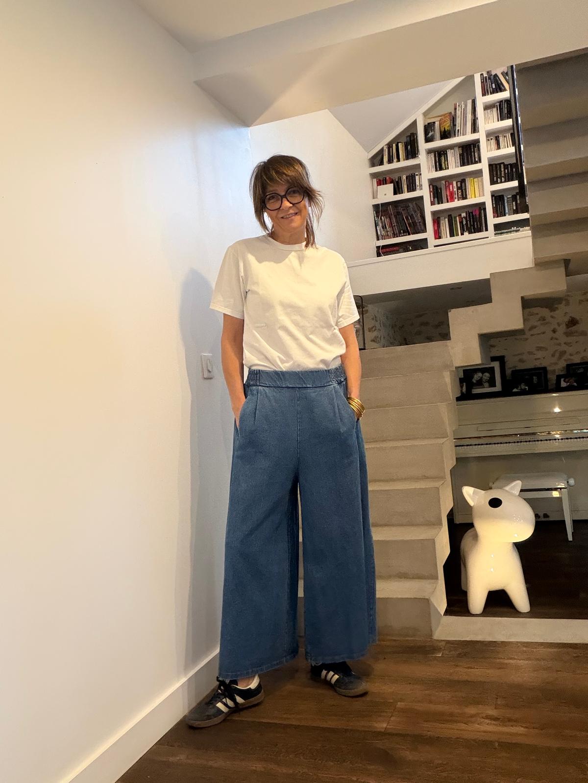 Jean à jambes extra larges Donna