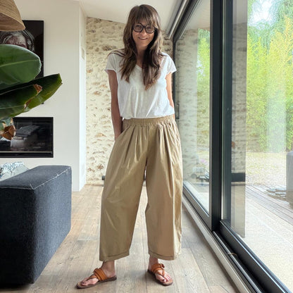 Pantalon Magic Polk - camel clair