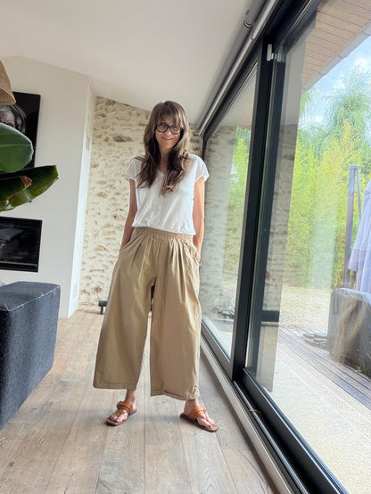 Pantalon Magic Polk - camel clair