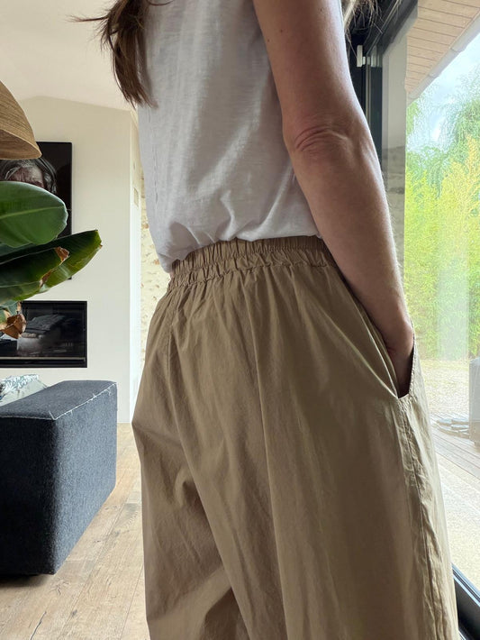 Pantalon Magic Polk - camel clair