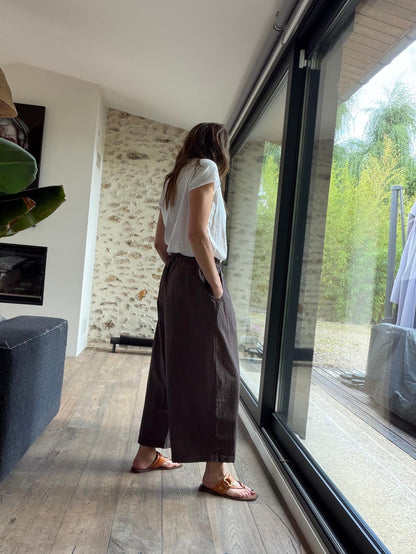 Pantalon Magic Polk - chocolat