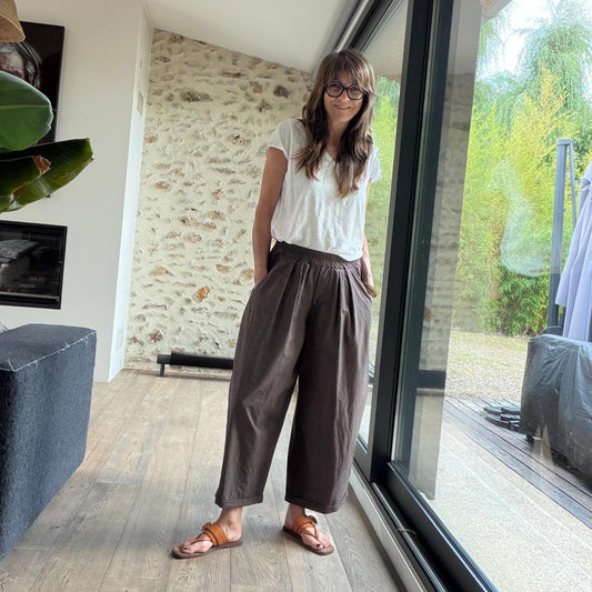 Pantalon Magic Polk - chocolat