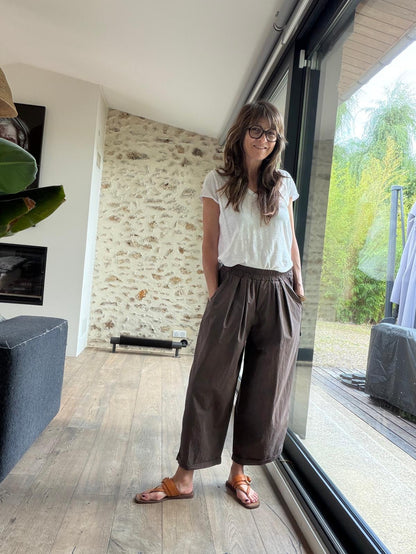 Pantalon Magic Polk - chocolat