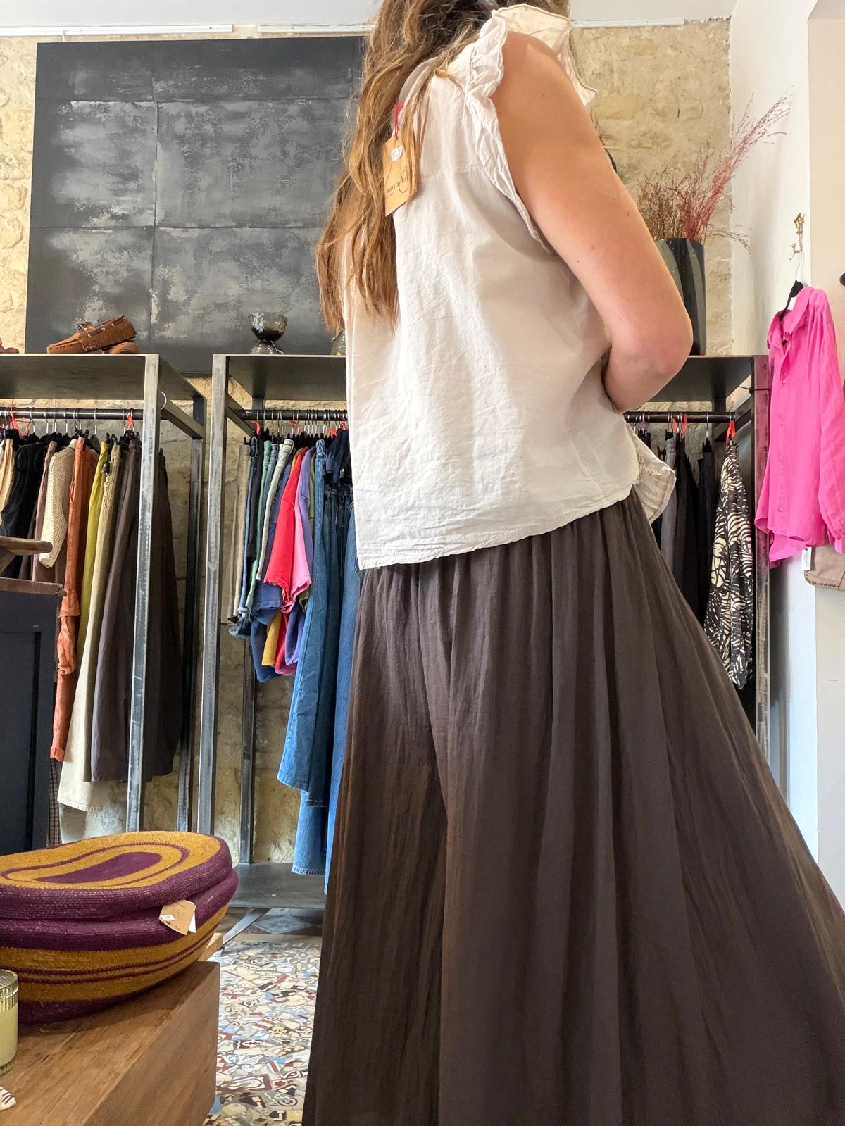 Pantalon Pedro chocolat - Margot Paris