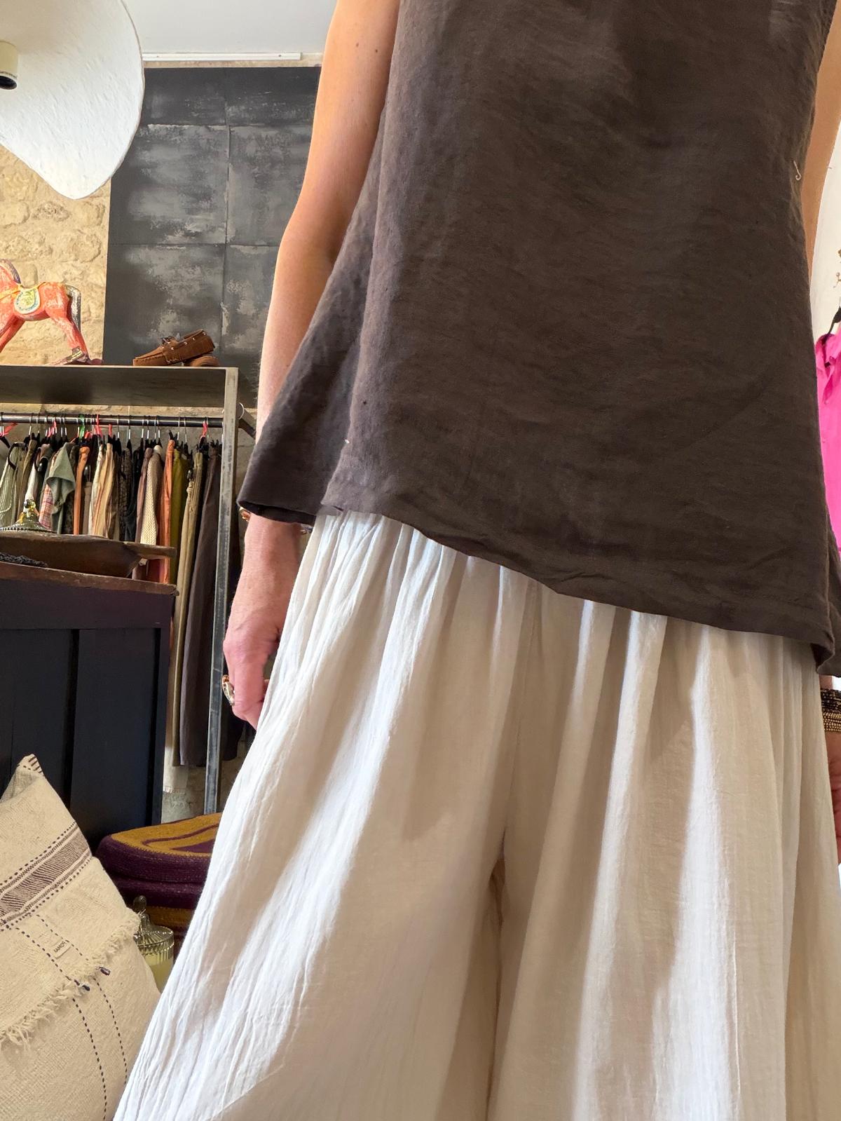 Pantalon Pedro grège - Margot Paris