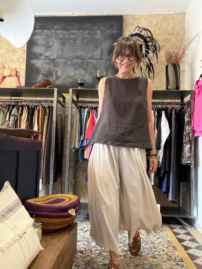 Pantalon Pedro grège - Margot Paris