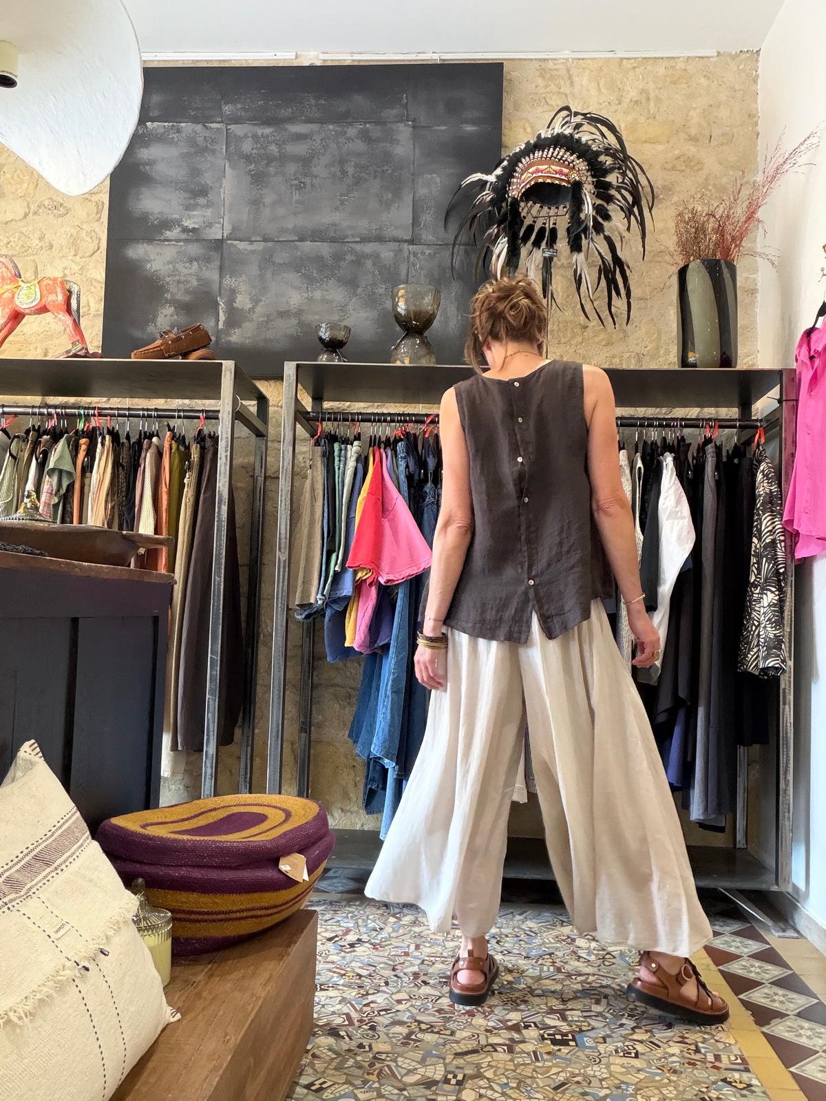 Pantalon Pedro grège - Margot Paris