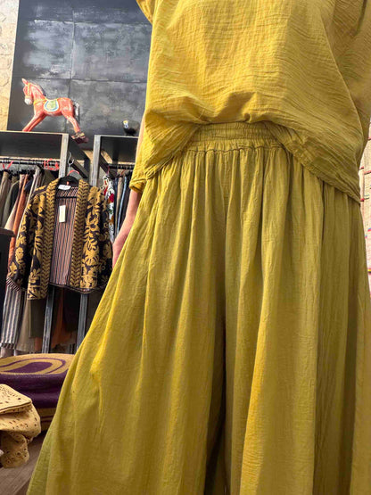 Pantalon Pedro anis - Margot Paris