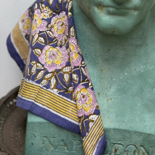 Petit foulard n°113 bleu