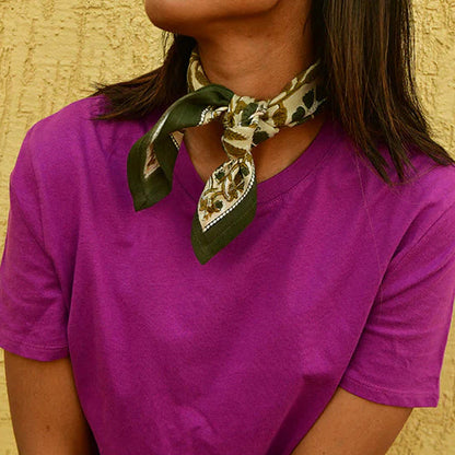 Petit foulard N°115 vert