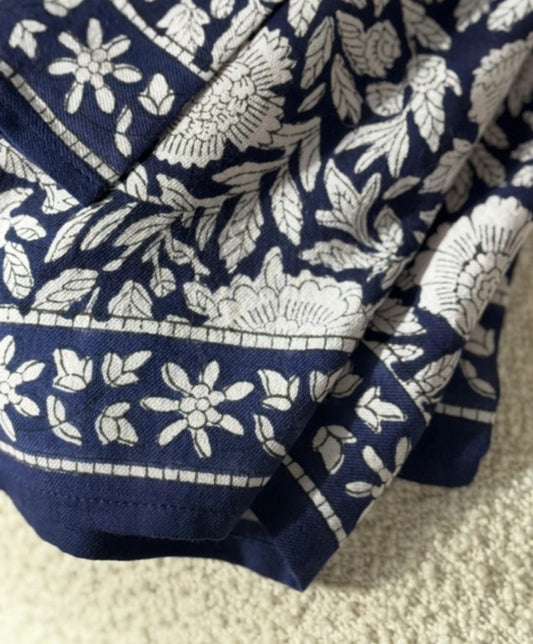 Petit foulard Antioche bleu