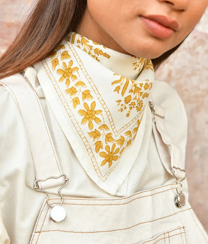 Petit foulard GALATIE Ecru