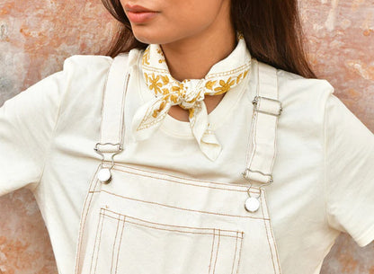 Petit foulard GALATIE Ecru