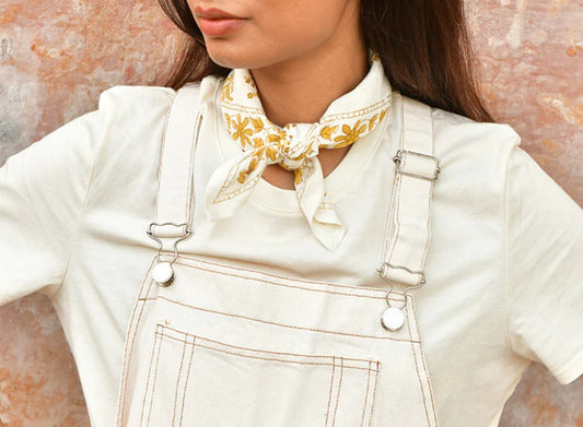 Petit foulard GALATIE Ecru