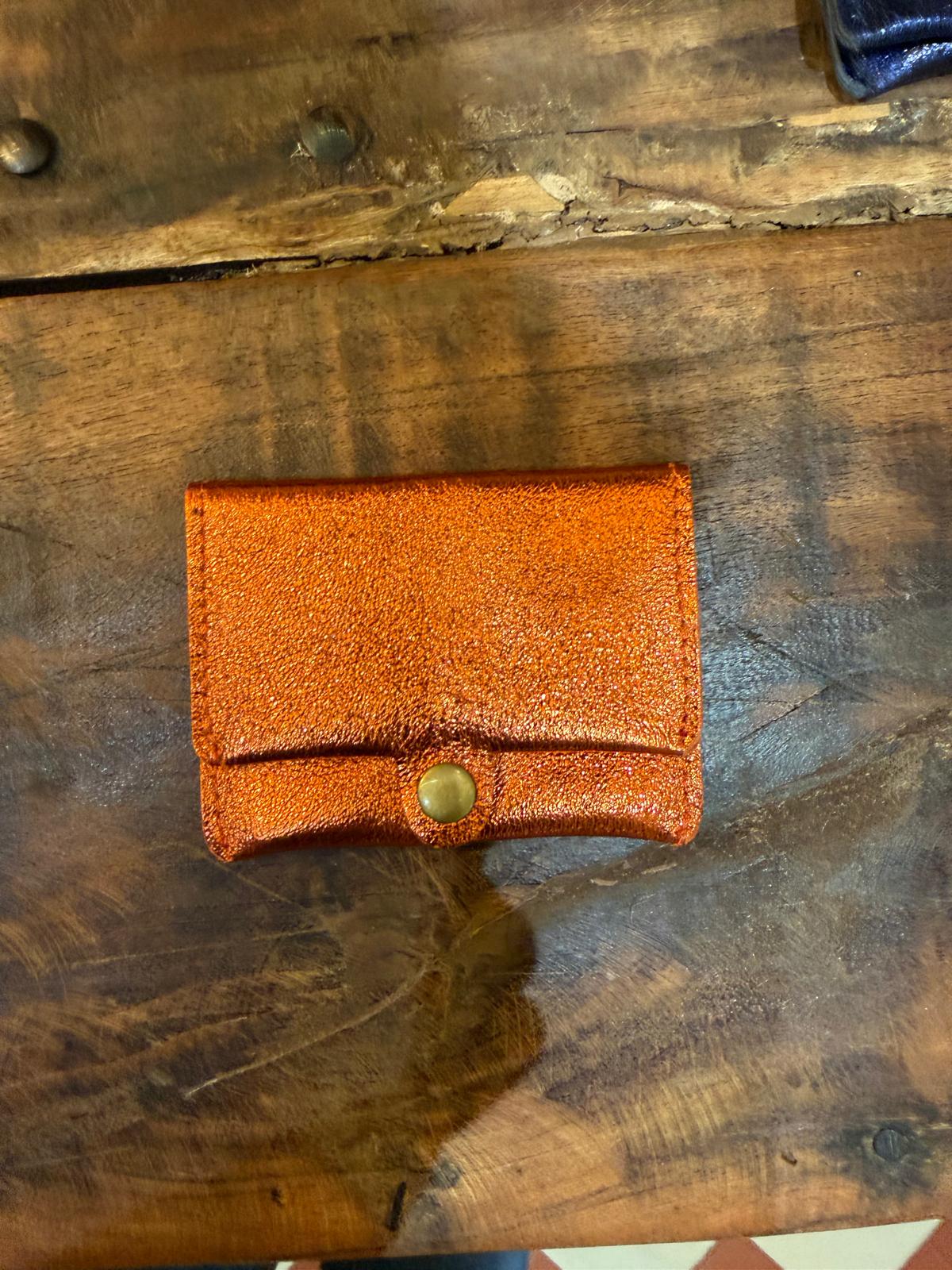 Leather card holder - 7 colors