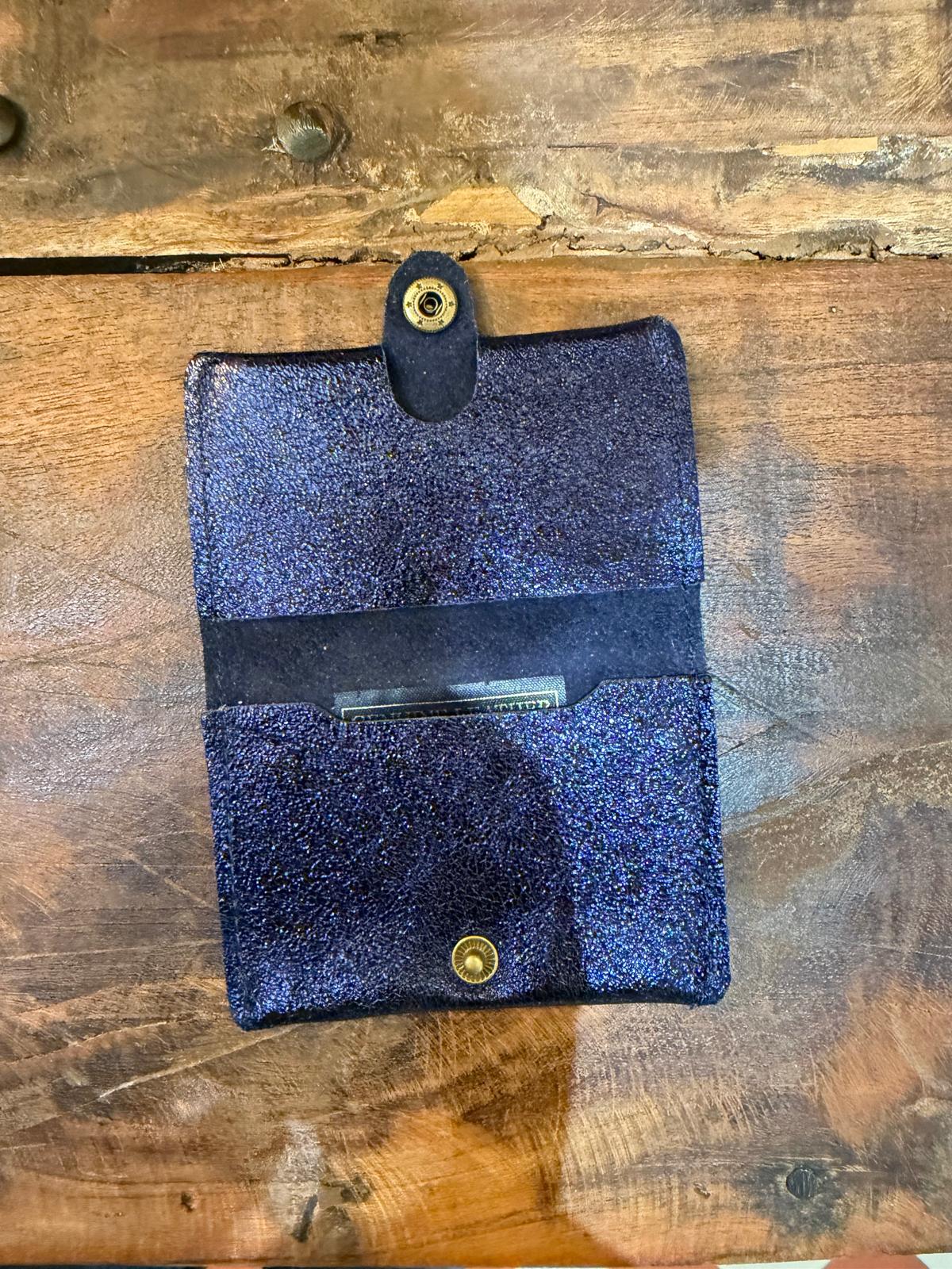 Leather card holder - 7 colors
